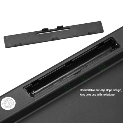 K-06 2.4G Wireless Keyboard and Mouse Combo – Plug & Play Black Set for Laptop & PC