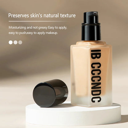 Flawless All-Day Waterproof Concealer & Foundation – 6-Color Full Coverage Moisturizing Makeup for Women