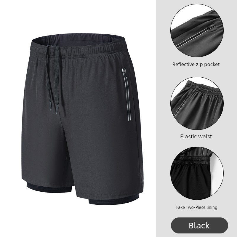 Dingsheng Marathon Training Shorts – Phone-Friendly Lining for Comfortable Running