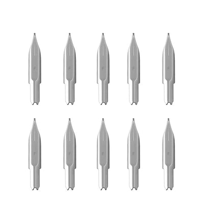 Majohn A1/A2/A3 Fountain Pen Replacement Nibs - EF/F Nib with Rubber Mat for Smooth Writing, Ink Pen Accessories