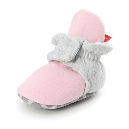 Meckior Baby Socks Shoes – Star Toddler First Walkers Booties, Soft Cotton Anti-Slip Shoes for Boys and Girls