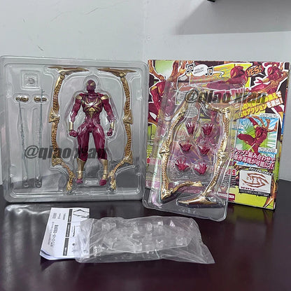 Amazing Yamaguchi Kaiyodo Iron Spider-Man Figure — Animation Collectible Action Model Toy, Birthday Gift