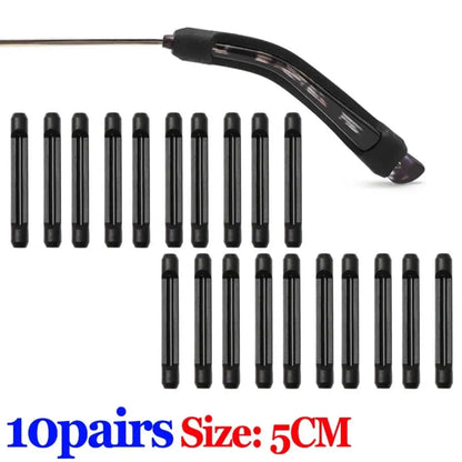 10/20pcs Anti-Slip Silicone Glasses Sleeves — Eyewear Ear Hook Protectors & Anti-Drop Accessories