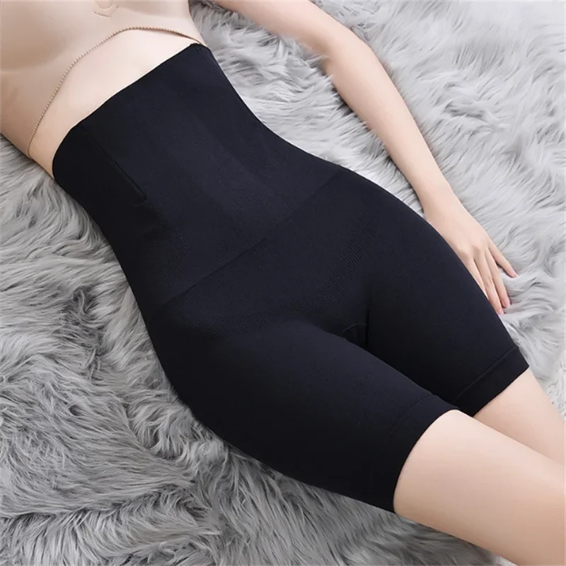 High Waist Seamless Body Shaper Underwear – Fat Burning Tummy Control Shaping Pants Corset for Women