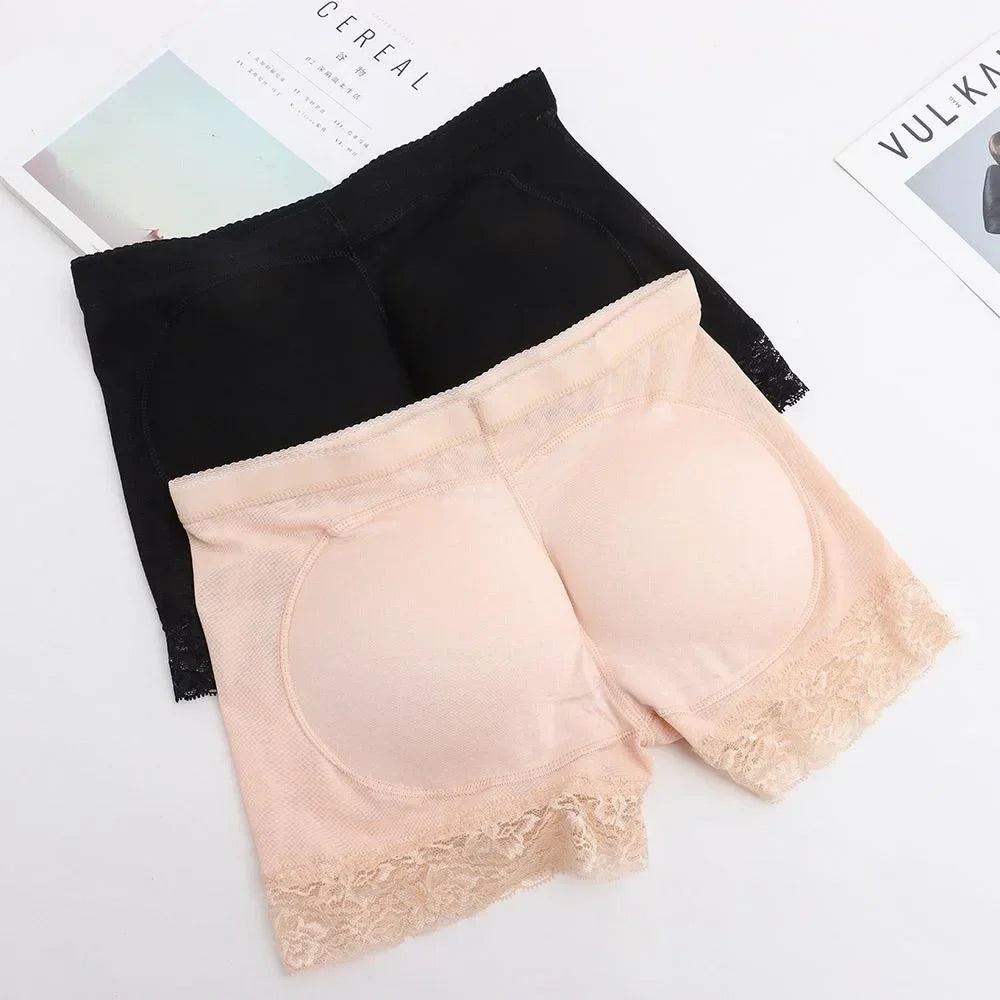 Women's Soft Breathable Butt Lifter Panties – High-Waist Push-Up Padded Cotton Underwear