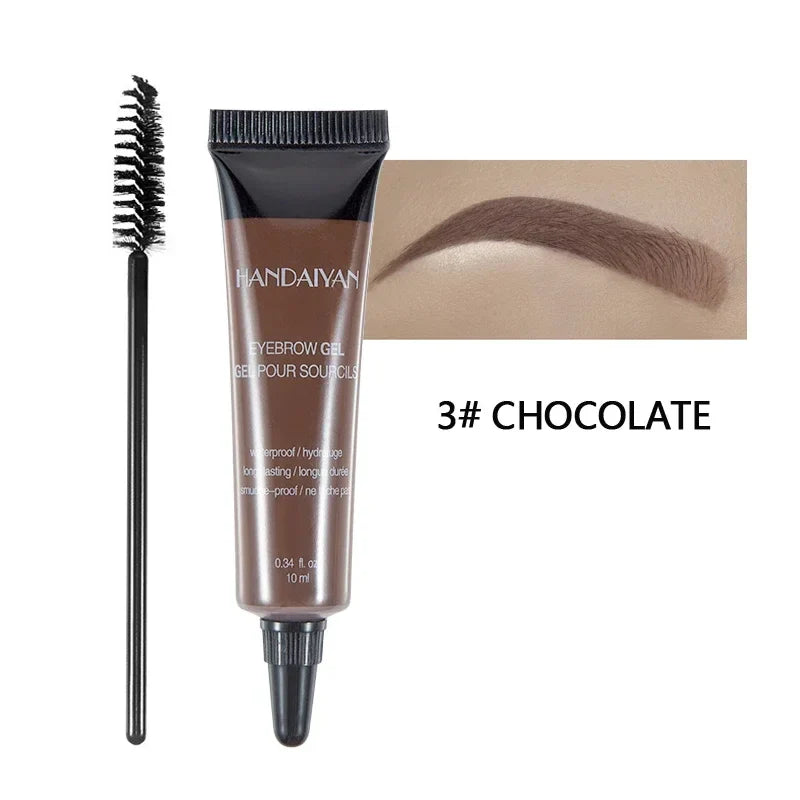 Pro Eyebrow Cream Gel Tattoo Pen – Long-Lasting Waterproof Henna Tint for Perfect Eyebrows (Cejas Maquillaje)