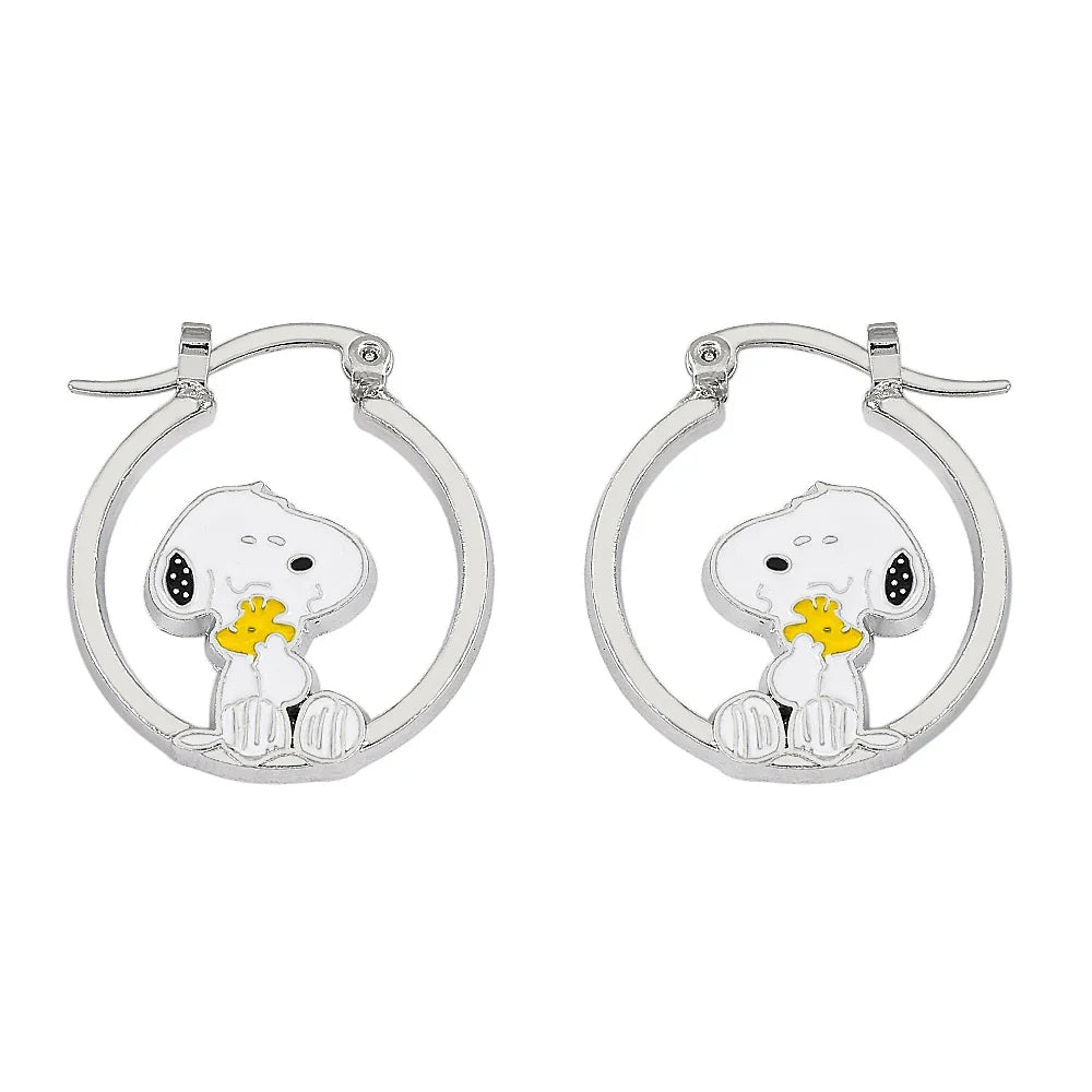 Snoopy Dog Earrings - Cute Puppy Cartoon Jewelry for Women, Anime Lover Holiday Gift
