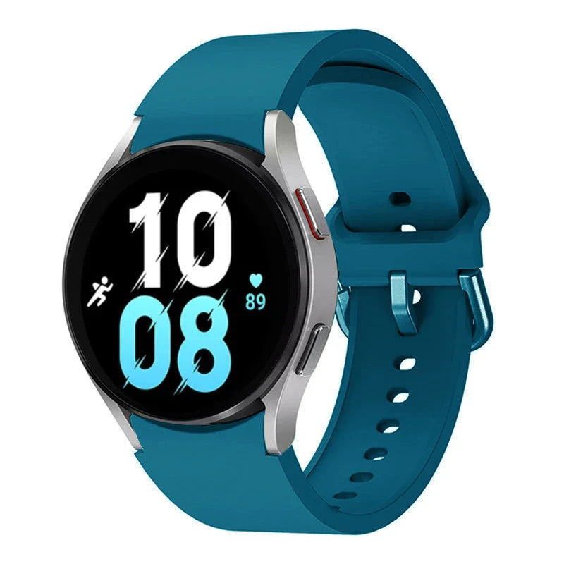 Silicone Replacement Strap for Samsung Galaxy Watch – Sport Bands for Watch 4, 5, 6, 7 (40-47mm)