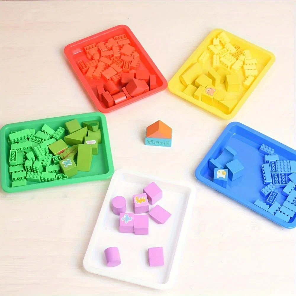 Multi-Purpose Plastic Storage Tray – Organizer Bin for Creative Play, Sand, Crafts & Painting Supplies, Home Organization Essential