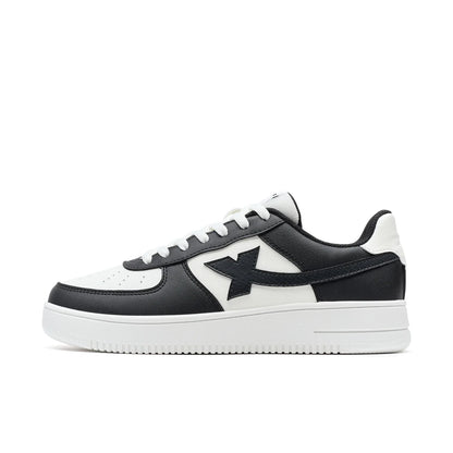 Xtep Men's Skateboarding Shoes - Trendy Street Style Low-Top Thick Sole Sneakers for Jogging & Casual Wear