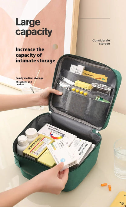 Portable Medicine Box – Compact Pill Organizer for Travel & Daily Use