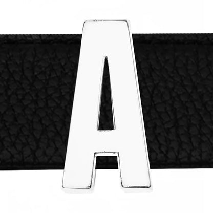 12PCS 30mm Chrome Alphabet Slide Charms A–Z – DIY Bracelet, Wristband, Pet Collar & Jewelry Making Beads