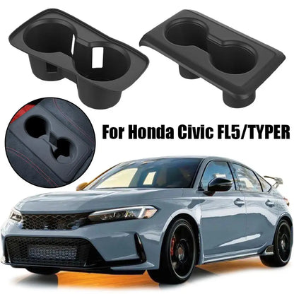 Honda Civic Type R FL5 Center Console Cup Holder Silicone Non-Slip & Leak-Proof Cup Mat Interior Car Accessories