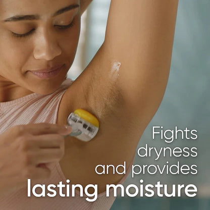 Gillette Venus Olay Manual Razor — 5-Layer Blade with Lubricating Strip & Air Cushion for Women’s Body & Bikini Hair Removal