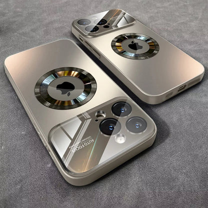 AG Matte Magnetic iPhone Case - MagSafe Wireless Charging Cover with Lens Protection for iPhone 11-17 Pro Max, Plus & Air