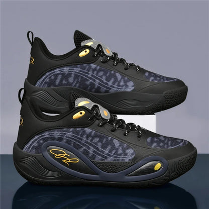 Men's & Women's Basketball Shoes - Breathable Non-Slip Athletic Sneakers with Cushioned Support for Running & Training