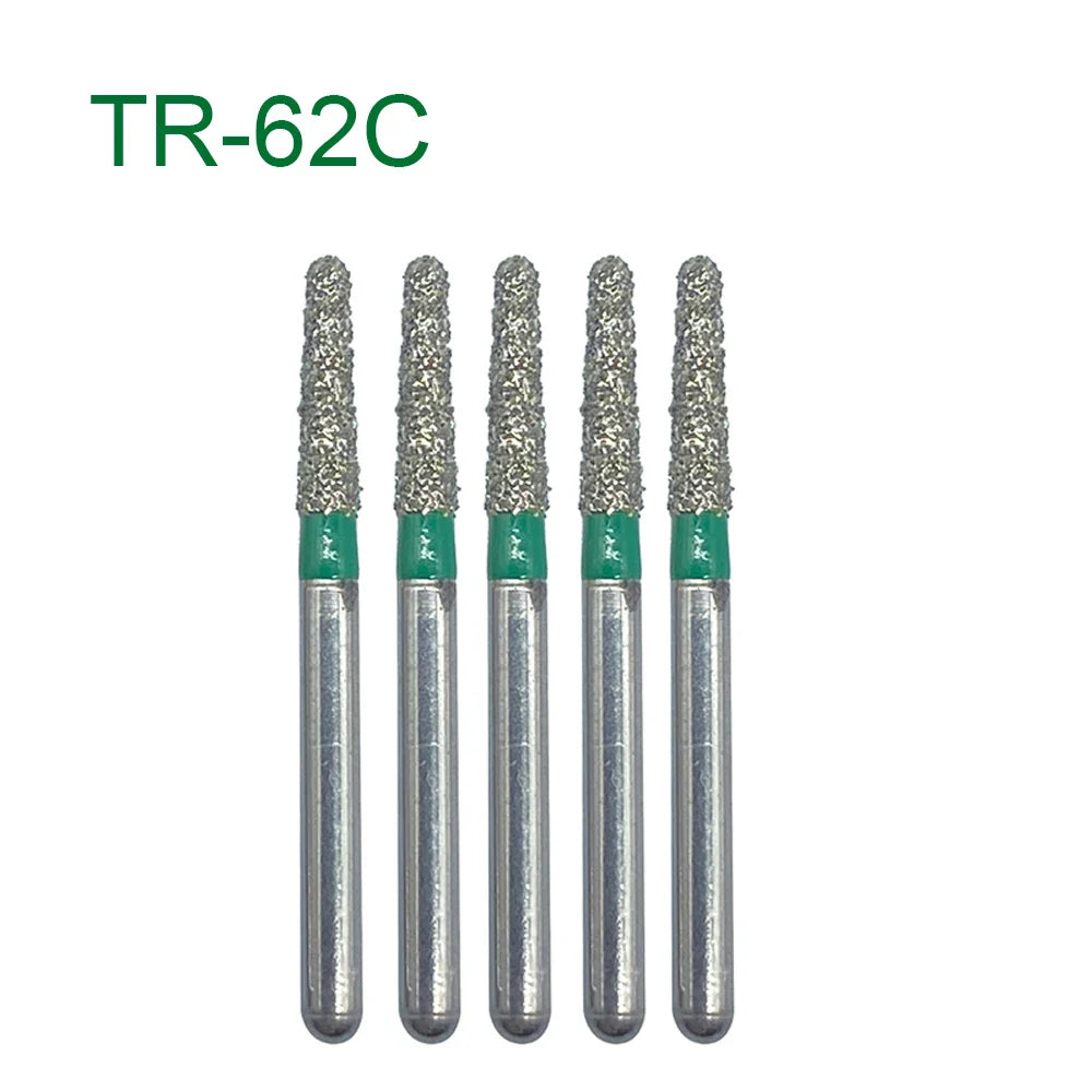 5pcs FG Dia 1.6mm Dental Drills – High-Speed Handpiece Diamond Burs for Teeth Whitening