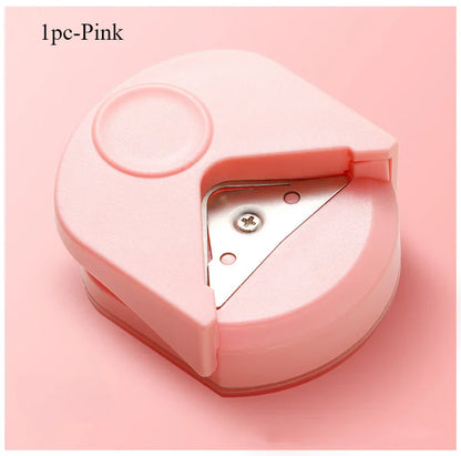 Circle Cutter & Button Maker — Portable Corner Rounder Paper Cutter for Cards, Photos & Crafts