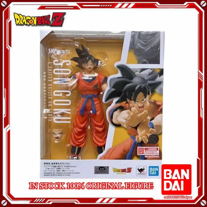 Original Bandai Dragon Ball Z S.H.Figuarts — Super Saiyan God Blue Son Goku Action Figure Model Toy