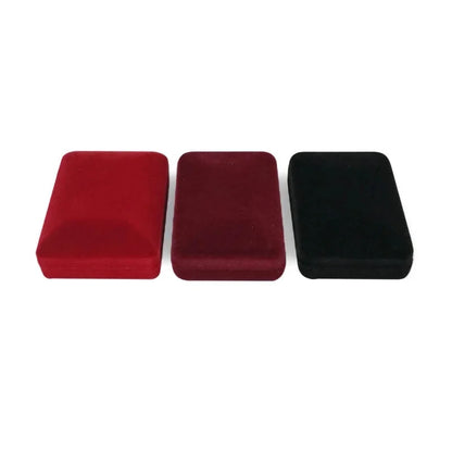Velvet Necklace & Pendant Box — Jewelry Organizer and Gift Storage Container for Trinkets
