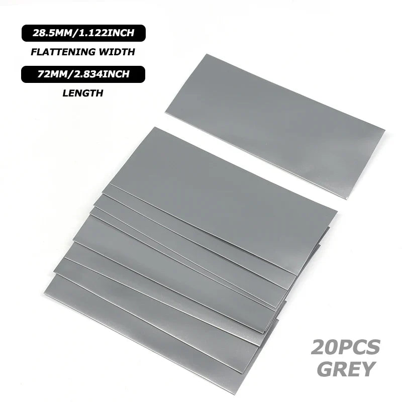 18650 PVC Heat Shrink Wrap Tubing – Pre-Cut Insulated Battery Sleeves (20/50/100pcs) Protective Shrink Film Cases