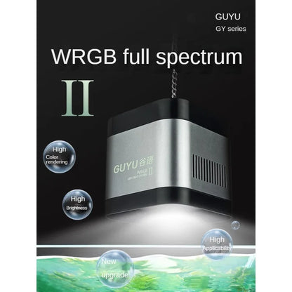 New Aquarium LED Water Grass Lamp – WRGB Full Spectrum, 8500K Algae Downlight for Native Stream Fish Tanks, 25/35/65W