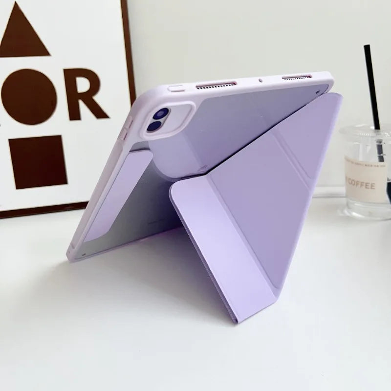 Magnetic Removable Case for iPad Air & Pro (11", 12.9", 9.7", 10.2") – Compatible with iPad 6th-10th Gen