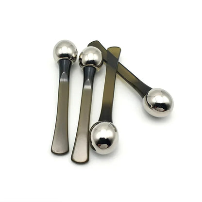 Gold Alloy Eye Massage Roller & Cream Applicator – Anti-Wrinkle Dark Circle Facial Massager