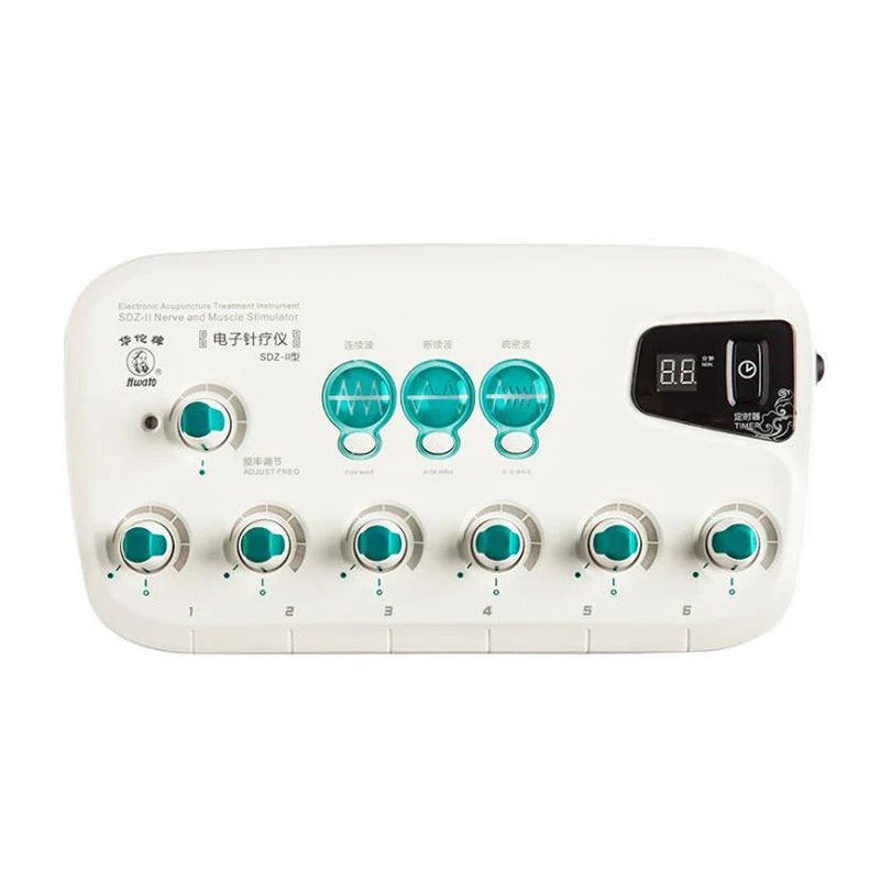 6-Channel Electric Hwato SDZ II Low-Frequency Electro Acupuncture Stimulator — Needle Treatment for Nerve & Muscle Therapy