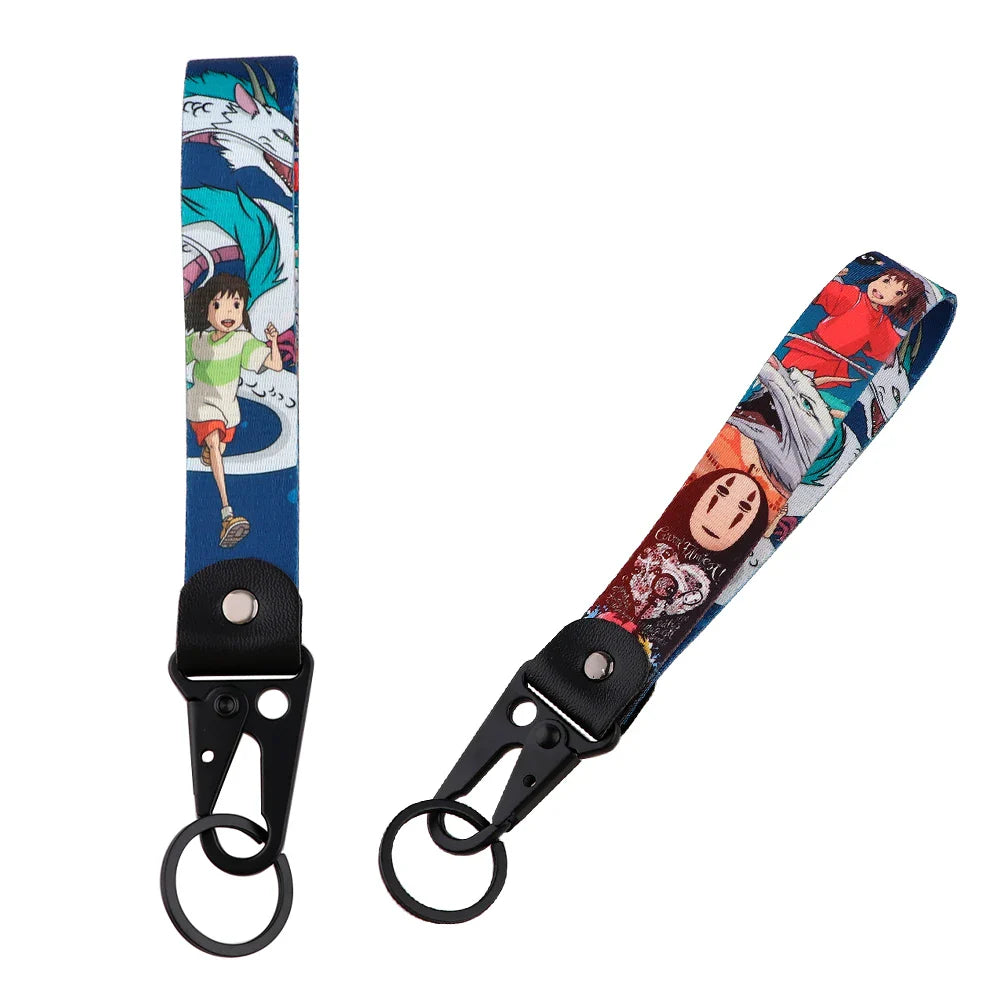 Anime Eagle Beak Keychain – Cool Short Lanyard for Phone, Badge Holder & USB Pendant