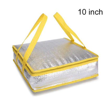 Insulated Pizza Delivery & Cooler Bag – 6/8/10/12 Inch Foldable Thermal Food Carrier for Hot & Cold Storage, Picnic & Drink Transport