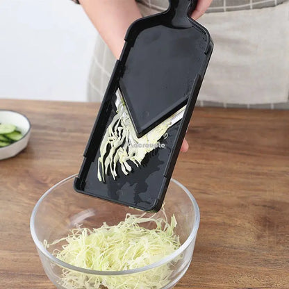 Japanese Cabbage Grater - Perfect for Shavings, Slicing, and Shredding Round and Purple Cabbage