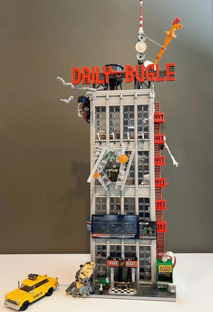 Newspaper Office Building Blocks Set — Anniversary Edition, Compatible with Lego, Perfect Christmas Gift 76178
