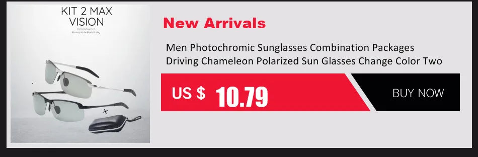 Photochromic Polarized Sunglasses for Men – Color-Changing Driving Glasses for Day & Night Vision