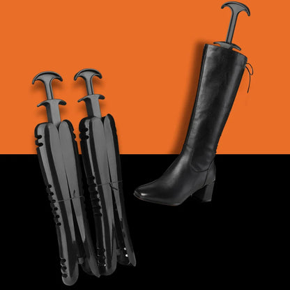 Boots Stand Holder with Handle – Anti-Crease Boot Shaper & Toe Support for Women’s Long Boots