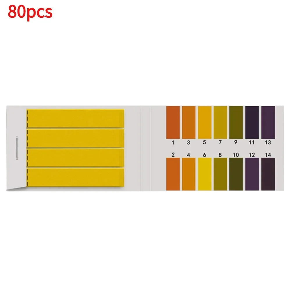 80-800pcs PH Litmus Test Strips — Professional 1-14 Indicator Paper for Water, Cosmetics, Soil Acidity Testing and Measurement
