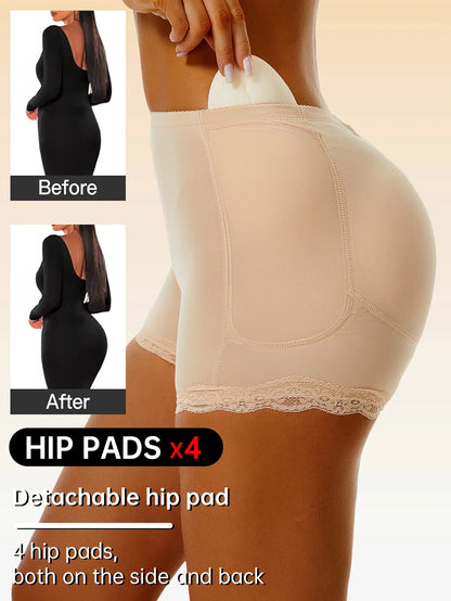 Women’s Body Shaper Panties – Padded Butt Lifter & Hip Enhancer Shapewear Briefs