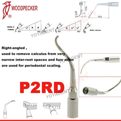 Woodpecker Dental Scaler Tips – Ultrasonic Tooth Cleaning, Endo & Perio Scaling Tips, Fit EMS UDS Scaler Handpiece