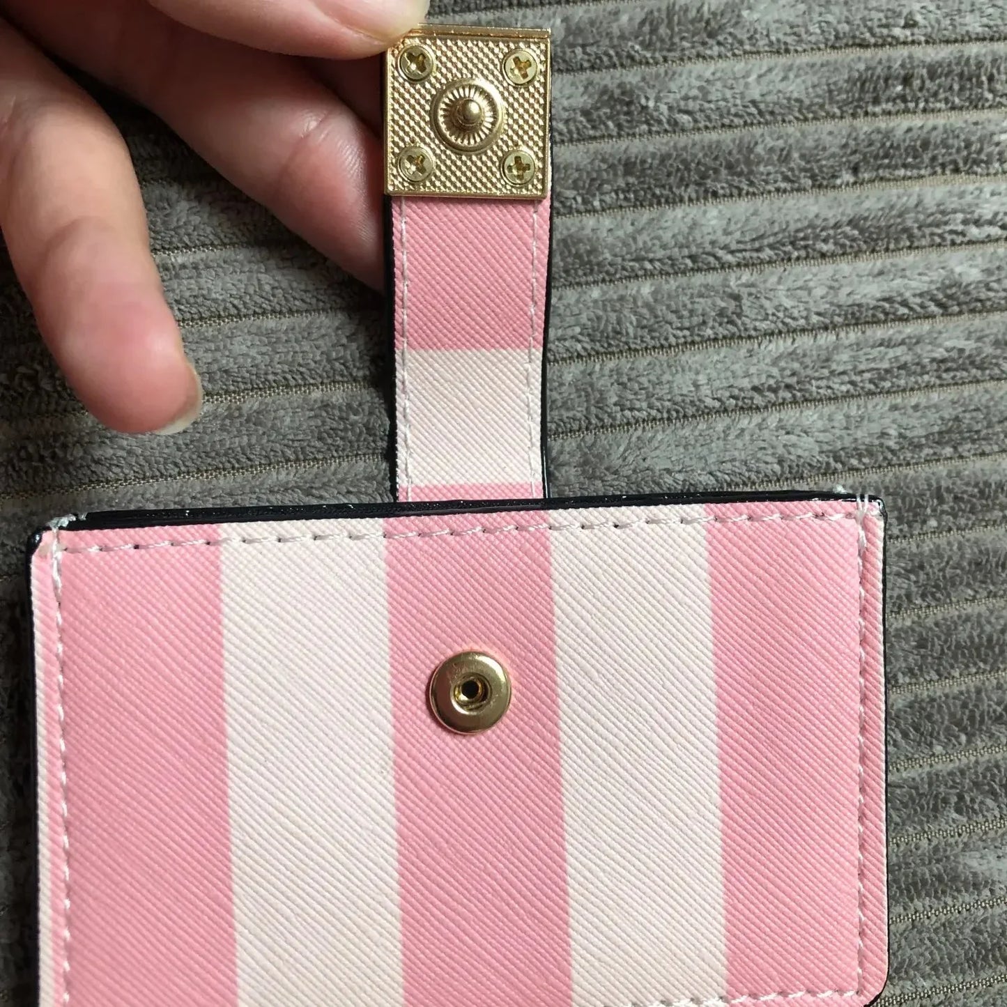 Women’s Pink Card Bag - Fashion Brand Card Holder, Coin Purse, Clutch and Luxury Designer Gift for 2025