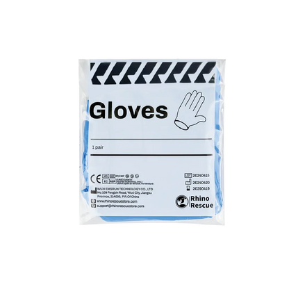 Rhino Rescue Protective Gloves - 20PCS Powder Free Latex Free Disposable Gloves For Home, Camping & Emergency Use