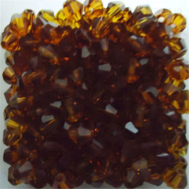 Isywaka 3–8mm Austria Crystal Bicone Glass Beads – Colorful Faceted Loose Spacer Beads for DIY Jewelry Making, Bracelet & Charm Craft Supplies
