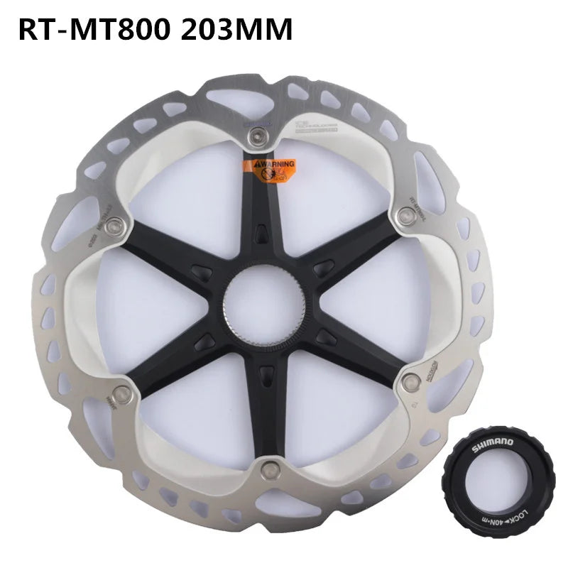Shimano DEORE XT MT800/MT900 Center Lock Ice Technologies Freeza Disc Brake Rotor – 203/180/160/140mm