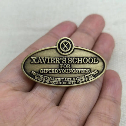 X-Hero Enamel Brooch - Movie-Inspired Metal Badge for Fans, Collectors and Gift Decoration