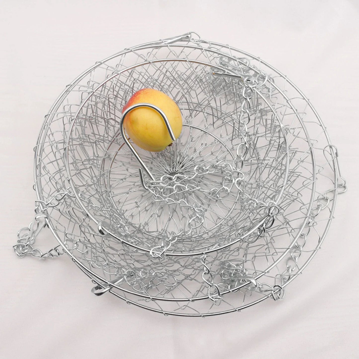 3-Tier Hanging Kitchen Organizer Basket – Large Capacity Vegetable & Snack Storage Shelf