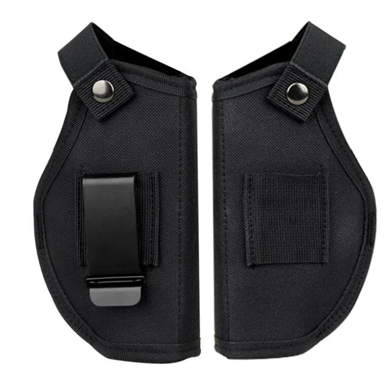 Tactical Universal Gun Holster - Left/Right Hand Waist Concealed Carry for Glock 17/19, Beretta M9, 1911, P226, 9mm Mag Pouch