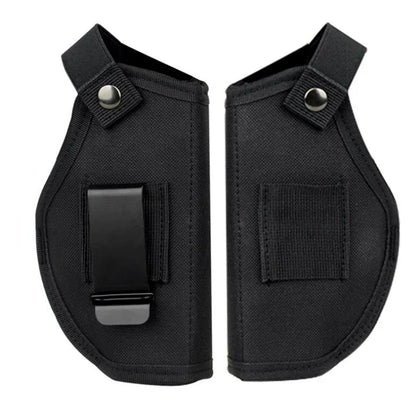Tactical Universal Gun Holster - Left/Right Hand Waist Concealed Carry for Glock 17/19, Beretta M9, 1911, P226, 9mm Mag Pouch