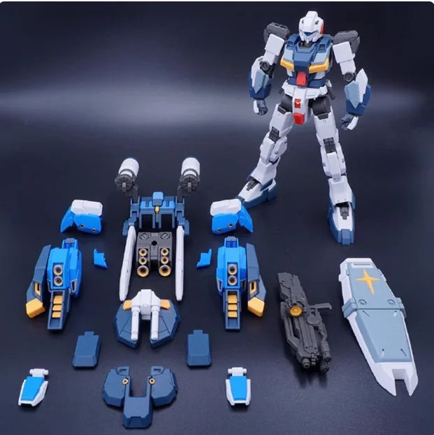 RX-81 G-Line HG 1/144 Black Mech Model Kit – Assembly Action Figure Toy & Desktop Decoration