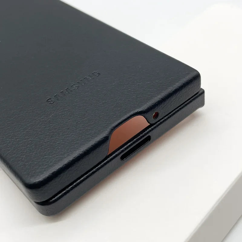 Luxury Eco-Leather Business Case for Samsung Galaxy Z Fold 6 5G – High-Quality Protective Cover