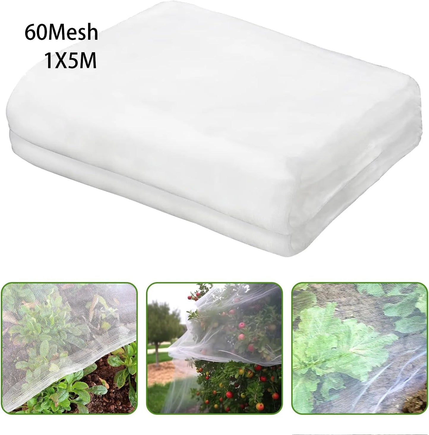 Garden Plant Insect Protection Net – Anti-Bird & Pest Control Cover for Vegetables, Fruits, and Greenhouse Use
