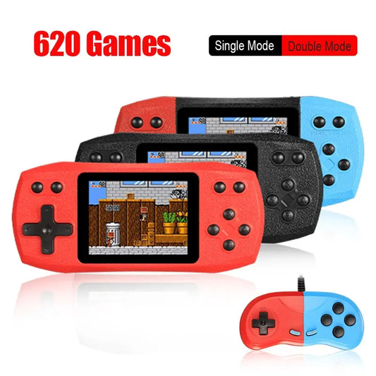 Retro Handheld Game Console | Portable Player with 620 Built-in Classic Games & Rechargeable Battery